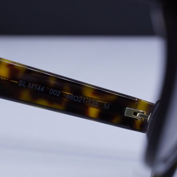 Saint Laurent SL M144 002 Cat Eye Sunglasses - Havana/Grey - Picture 6 of 10